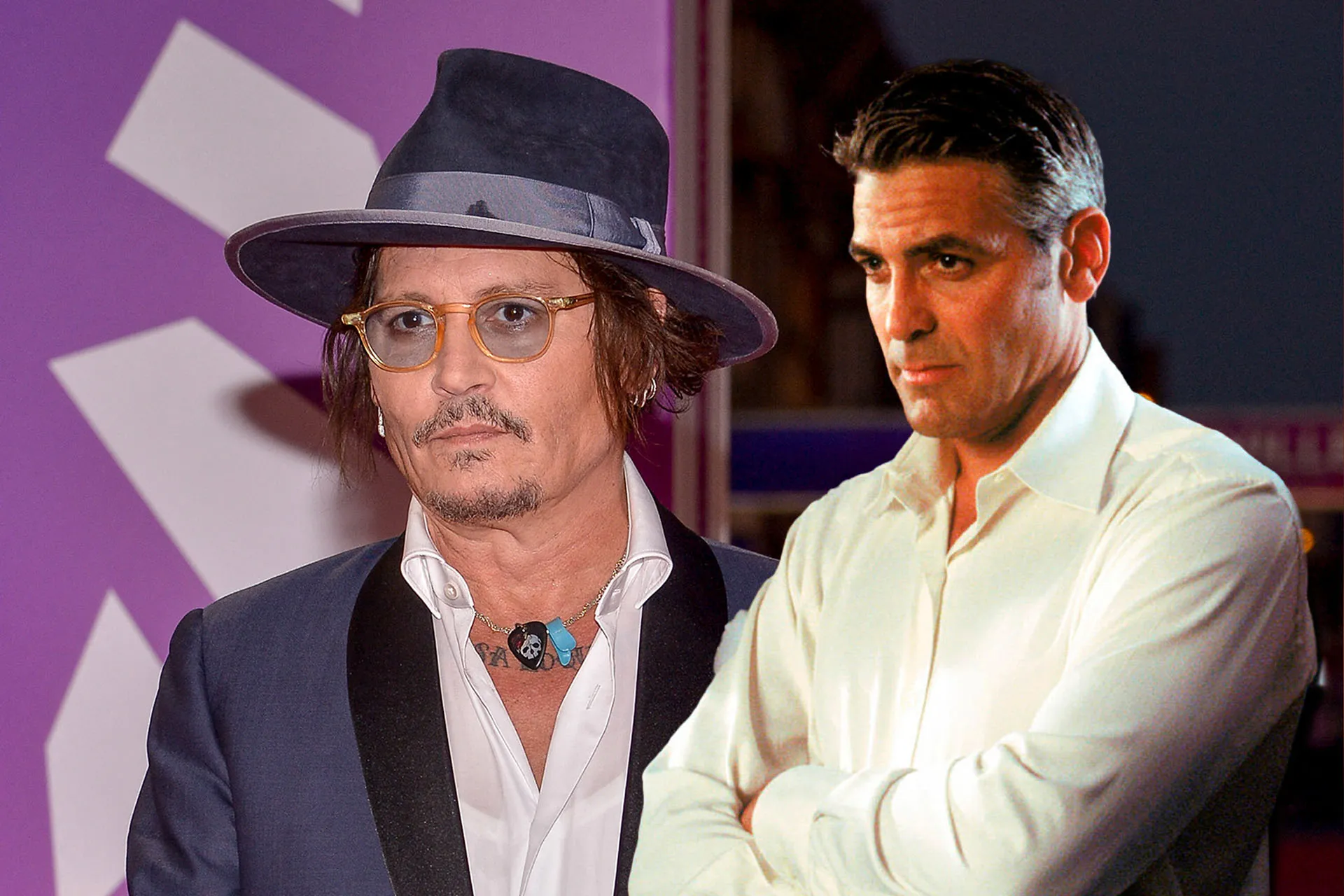Comparing Johnny Depp And George Clooney
